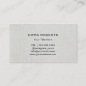 ヨガ先生金ゴールドサークル&ヒーリングツリーフィットネス 名刺 (裏面)