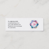 *~*ヨガ先生霊気マッサージマインドフルOm スキニー名刺 (裏面)