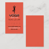 ヨガ先生/インストラクター名刺 名刺 (正面/裏面)