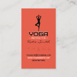 ヨガ先生/インストラクター名刺 名刺