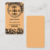 ヨガ先生/インストラクター名刺 名刺 (正面/裏面)