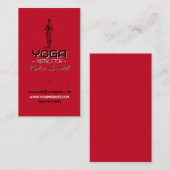 ヨガ先生/インストラクター名刺 名刺 (正面/裏面)
