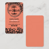 ヨガ先生/インストラクター名刺 名刺 (正面/裏面)