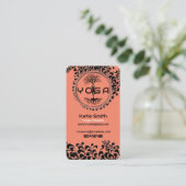 ヨガ先生/インストラクター名刺 名刺 (スタンド正面)