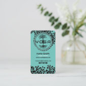 ヨガ先生/インストラクター名刺 名刺 (スタンド正面)