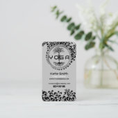 ヨガ先生/インストラクター名刺 名刺 (スタンド正面)