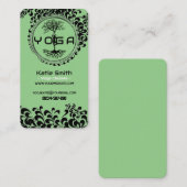 ヨガ先生/インストラクター名刺 名刺 (正面/裏面)