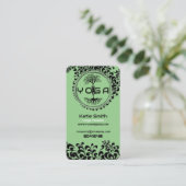 ヨガ先生/インストラクター名刺 名刺 (スタンド正面)