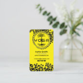 ヨガ先生/インストラクター名刺 名刺 (スタンド正面)