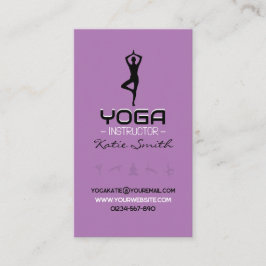 ヨガ先生/インストラクター名刺 名刺