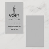 ヨガ先生/インストラクター名刺 名刺 (正面/裏面)
