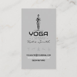 ヨガ先生/インストラクター名刺 名刺