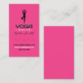 ヨガ先生/インストラクター名刺 名刺 (正面/裏面)