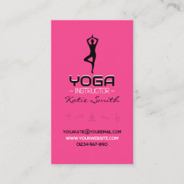 ヨガ先生/インストラクター名刺 名刺