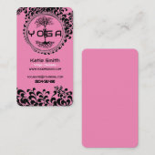 ヨガ先生/インストラクター名刺 名刺 (正面/裏面)