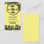 ヨガ先生/インストラクター名刺 名刺 (正面/裏面)