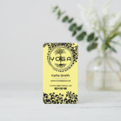 ヨガ先生/インストラクター名刺 名刺 (スタンド正面)