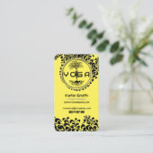 ヨガ先生/インストラクター名刺 名刺 (スタンド正面)