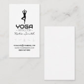 ヨガ先生/インストラクター名刺 名刺 (正面/裏面)
