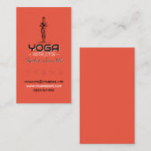 ヨガ先生/インストラクター名刺 名刺 (正面/裏面)