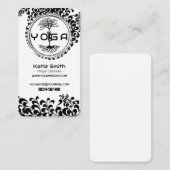 ヨガ先生/インストラクター名刺 名刺 (正面/裏面)