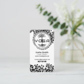 ヨガ先生/インストラクター名刺 名刺 (スタンド正面)