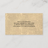 ヨガ先生 | テクスチャグレー 名刺 (裏面)