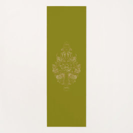 ヨガ動物ダマスクマット ヨガマット