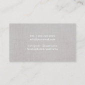 ヨガ及び黙想のセラピーのスパの白熱［赤熱］光を放つなはす 名刺 (裏面)