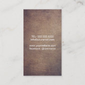 ヨガ及び黙想の金ゴールドのはす曼荼羅のヴィンテージ 名刺 (裏面)