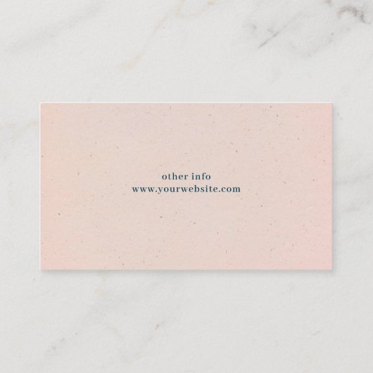 ヨガ及びPilatesのインストラクターか健康及びフィットネス 名刺 (裏面)