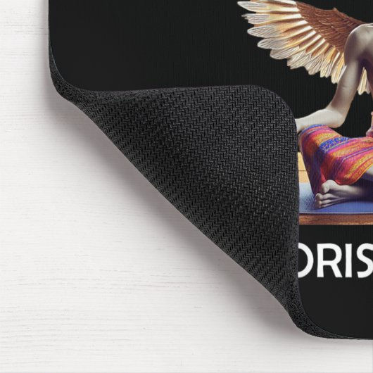 ヨガ古代の宇宙飛行士の快適は言うYesエイリアン マウスパッド (コーナー)