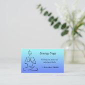 ヨガ名刺 名刺 (スタンド正面)