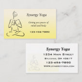 ヨガ名刺 名刺 (正面/裏面)