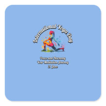 ヨガ国際的の日。6月21日