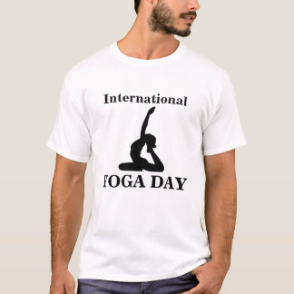 ヨガ国際的デイメンズTシャツ Tシャツ