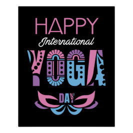 ヨガ国際的デー ポスター