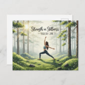 ヨガ国際的デー ポストカード (正面/裏面)