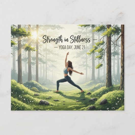 ヨガ国際的デー ポストカード (正面)