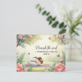 ヨガ国際的デー ポストカード (スタンド正面)