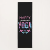 ヨガ国際的デー ヨガマット (裏面)