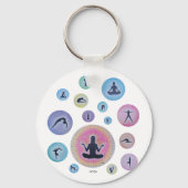 ヨガ夢 キーホルダー (正面)