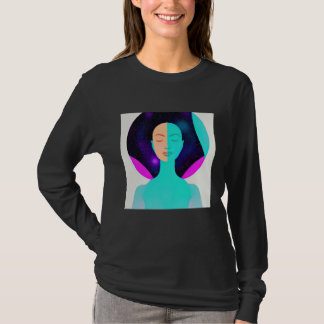 ヨガ女子 サンサルテーション 瞑想 チャクラ Tシャツ