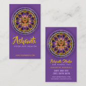 ヨガ女神マンダラティール（緑がかった色）名刺 名刺 (正面/裏面)