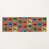 ヨガ姿勢ヨガマット ヨガマット (正面(横))