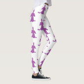 ヨガ姿、スクハサナポーズスカスタムレギンス レギンス (右)