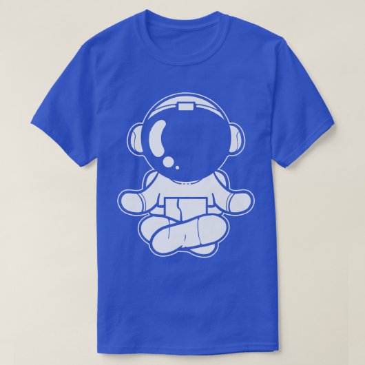 ヨガ宇宙飛行士 Tシャツ (デザイン正面)