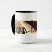 ヨガ実行家のコーヒー・マグ マグカップ (正面左)