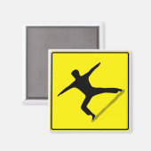 ヨガ帯 マグネット (正面/裏面)