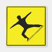 ヨガ帯 マグネット (正面)